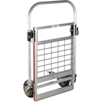 Chariot &agrave; plateforme repliable &agrave; quatre roues, Aluminium, 750 lb, 31" lo x 23-1/4" la, Hauteur 39" Solutions industrielles ALPHA