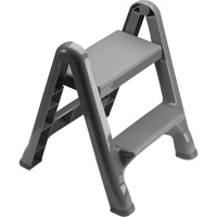 Folding Step Stool, 2 Steps, 19-1/2" x 20-1/2" x 22-3/4" High Solutions industrielles ALPHA