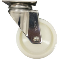 Roulette, Pivotant, 4" (101,6 mm), Nylon, 200 lb (91 kg) Solutions industrielles ALPHA