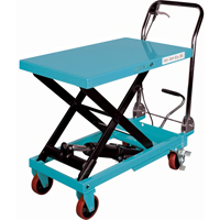 Heavy-Duty Hydraulic Scissor Lift Table, 32" L x 19-3/4" W, Steel, 1100 lbs. Capacity Solutions industrielles ALPHA