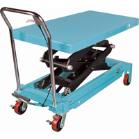 Heavy-Duty Hydraulic Scissor Lift Table, 48" L x 24" W, Steel, 1545 lbs. Capacity Solutions industrielles ALPHA
