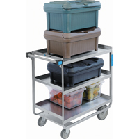 Heavy-Duty U Frame Carts, 3 Tiers, 23" W x 37-1/8 H x 38-5/8" D, 700 lbs. Capacity Solutions industrielles ALPHA