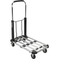 Foldable Platform Trucks, Aluminum, 300 lbs., 28" L x 16" W, 32" High Solutions industrielles ALPHA