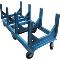 Chariot &agrave; berceaux, 60" lo x 28" la x 29" h, Capacit&eacute; de 5000 lb, Roue Ph&eacute;nolique Solutions industrielles ALPHA