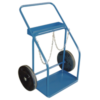 Chariots pour bouteilles de gaz, Roues Caoutchouc, Base de , 1000 lb Solutions industrielles ALPHA