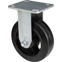 Mold-on Caster, Rigid, 6" (152.4 mm), Rubber, 550 lbs. (249 kg.) Solutions industrielles ALPHA