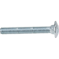 Boulon de carrosserie standard, 5/16" x 3" lo, Zinc Cr+3, Cors&eacute; Solutions industrielles ALPHA