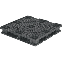 Palettes empilables &agrave; double plancher, Acc&egrave;s de Quatre c&ocirc;t&eacute;s, 48-7/10" lo x 45,7" la x 7-1/2" h Solutions industrielles ALPHA