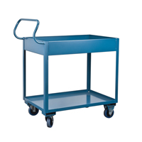 Deep Lipped Service Cart, 2 Tiers, 24" W x 47" H x 36" D, 1200 lbs. Capacity Solutions industrielles ALPHA