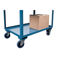 Deep Lipped Service Cart, 2 Tiers, 24" W x 47" H x 36" D, 1200 lbs. Capacity Solutions industrielles ALPHA