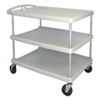 myCart Utility Cart, 3 Tiers, 26" x 36-7/8" x 36", 500 lbs. Capacity Solutions industrielles ALPHA