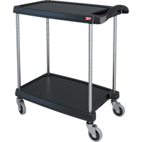 myCart Utility Cart, 2 Tiers, 16" x 35-1/2" x 27", 300 lbs. Capacity Solutions industrielles ALPHA