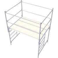 Accessoires pour &eacute;chafaudage - Barre de retenue, Barre de retenue, 2" la x 30" h Solutions industrielles ALPHA