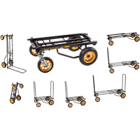 Transporteur d'&eacute;quipement 8 en 1 RockNRoller Multi-Cart, tout terrain, Acier, Capacit&eacute; 500 lb Solutions industrielles ALPHA