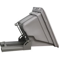 Self Dumping Hopper, Polyethylene, 5/8 cu.yd., Grey Solutions industrielles ALPHA