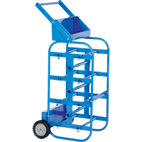 Portable Wire Reel Caddy, Steel, 11 Rod, 19-1/2" W x 43-1/4" H x 17-1/2" D, 150 lbs. Capacity Solutions industrielles ALPHA