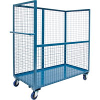 Wire Mesh Stock Truck, Steel, 24" x 55" x 36", 1200 lbs. Capacity Solutions industrielles ALPHA