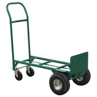 Diable transformable &eacute;conomique Greenline - 656-21-PE, Acier, Capacit&eacute; 600 lb Solutions industrielles ALPHA