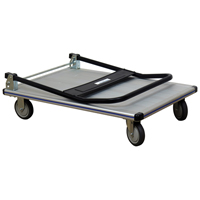 Folding Handle Platform Truck, Aluminum, 550 lbs., 35-1/2" L x 24" W, 35-1/2" High Solutions industrielles ALPHA