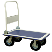 Folding Handle Platform Truck, Steel, 660 lbs., 35" L x 23" W, 43.5" High Solutions industrielles ALPHA