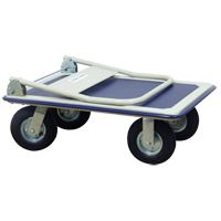 Folding Handle Platform Truck, Steel, 660 lbs., 35" L x 23" W, 43.5" High Solutions industrielles ALPHA