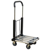 Folding Handle Platform Truck, Aluminum, 300 lbs., 28" L x 16" W, 37.75" High Solutions industrielles ALPHA