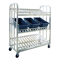 Chariot de pr&eacute;paration, 3 Tiers, 59" la x 67-1/2" h x 26" p, Capacit&eacute; 1000 lb Solutions industrielles ALPHA