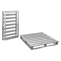 Aluminum 4-Way Tube Frame Pallet Solutions industrielles ALPHA