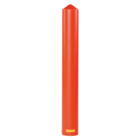 Smooth Bollard Cover, 4" Dia. x 56" L, Red Solutions industrielles ALPHA