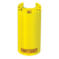 Polyethylene Rack Guard, 5" W x 6" L x 8" H, Yellow Solutions industrielles ALPHA
