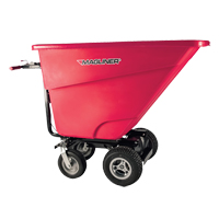 Chariot &agrave; bascule motoris&eacute;, Capacit&eacute; 13.5 cu.ft., 45" h x 27" la x 68" p Solutions industrielles ALPHA