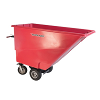 Chariot &agrave; bascule motoris&eacute;, Capacit&eacute; 27 cu. ft., 51" h x 81" la x 33" p Solutions industrielles ALPHA