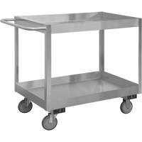 Industrial Grade Shelf Cart, 2 Tiers, 18-1/8" W x 35" H x 36" D, 1200 lbs. Capacity Solutions industrielles ALPHA