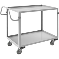 Industrial Grade Shelf Cart, 2 Tiers, 22-1/2" W x 36-1/2" H x 42-7/16" D, 600 lbs. Capacity Solutions industrielles ALPHA