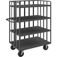 Open Portable Shelf Cart, 4 Tiers, 31-1/8" W x 57-1/2" H x 56-1/8" D, 3600 lbs. Capacity Solutions industrielles ALPHA