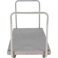 Chariot &agrave; plateforme en plastique robuste, 60" lo x 30" la, 3000 lb cap, Roues Polyur&eacute;thane Solutions industrielles ALPHA