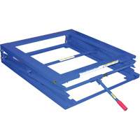 Support de palette ajustable, 42-1/2" lo x 40" la, Capacit&eacute; 5000 lb Solutions industrielles ALPHA