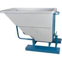 Conteneurs autobasculeurs, Poly&eacute;thyl&egrave;ne, 5/8 vg³, Gris Solutions industrielles ALPHA