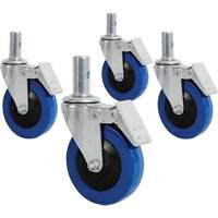 Mini roulette de 4" avec goupille verrouillable Solutions industrielles ALPHA