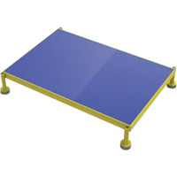 Plateforme de travail en une &eacute;tape &agrave; hauteur r&eacute;glable, 24" la x 36" pr, Capacit&eacute; de 800 lb, Enti&egrave;rement soud&eacute; Solutions industrielles ALPHA
