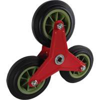 Assemblage de roue de remplacement pour diable monte-marches Kleton Solutions industrielles ALPHA