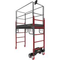 Trousse compl&egrave;te d'&eacute;chafaud motoris&eacute; Buildman Baker 6', 31" p x 118-3/4" h Solutions industrielles ALPHA