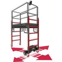 Trousse compl&egrave;te d'&eacute;chafaud motoris&eacute; Buildman Baker 6', 31" p x 118-3/4" h Solutions industrielles ALPHA