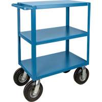  Chariot &agrave; tablettes pour l'ext&eacute;rieur, 3 Tiers, 18" la x 39" h x 33" p, Capacit&eacute; 1200 lb Solutions industrielles ALPHA