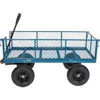 Wagon with Drop Sides, 24" W x 48" L, 800 lbs. Capacity Solutions industrielles ALPHA