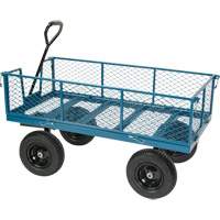 Wagon with Drop Sides, 24" W x 48" L, 800 lbs. Capacity Solutions industrielles ALPHA
