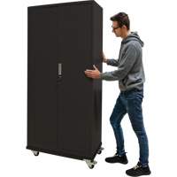 Socle roulant pour armoire, 24" la x 48" p x 1,375" h, Capacit&eacute; de 1000 lb Solutions industrielles ALPHA