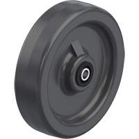 Solid Black Phenolic Wheels Solutions industrielles ALPHA