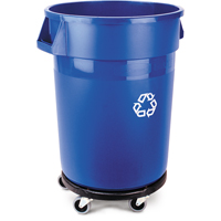 Contenant de collecte des d&eacute;chets recyclable Brute, Vrac, Plastique, 32 gal. US Solutions industrielles ALPHA