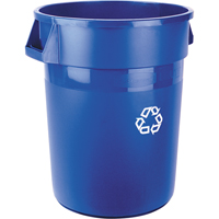 Contenant de collecte des d&eacute;chets recyclable Brute, Vrac, Plastique, 32 gal. US Solutions industrielles ALPHA